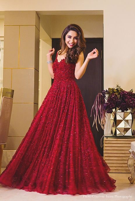 Red Velvet Gown