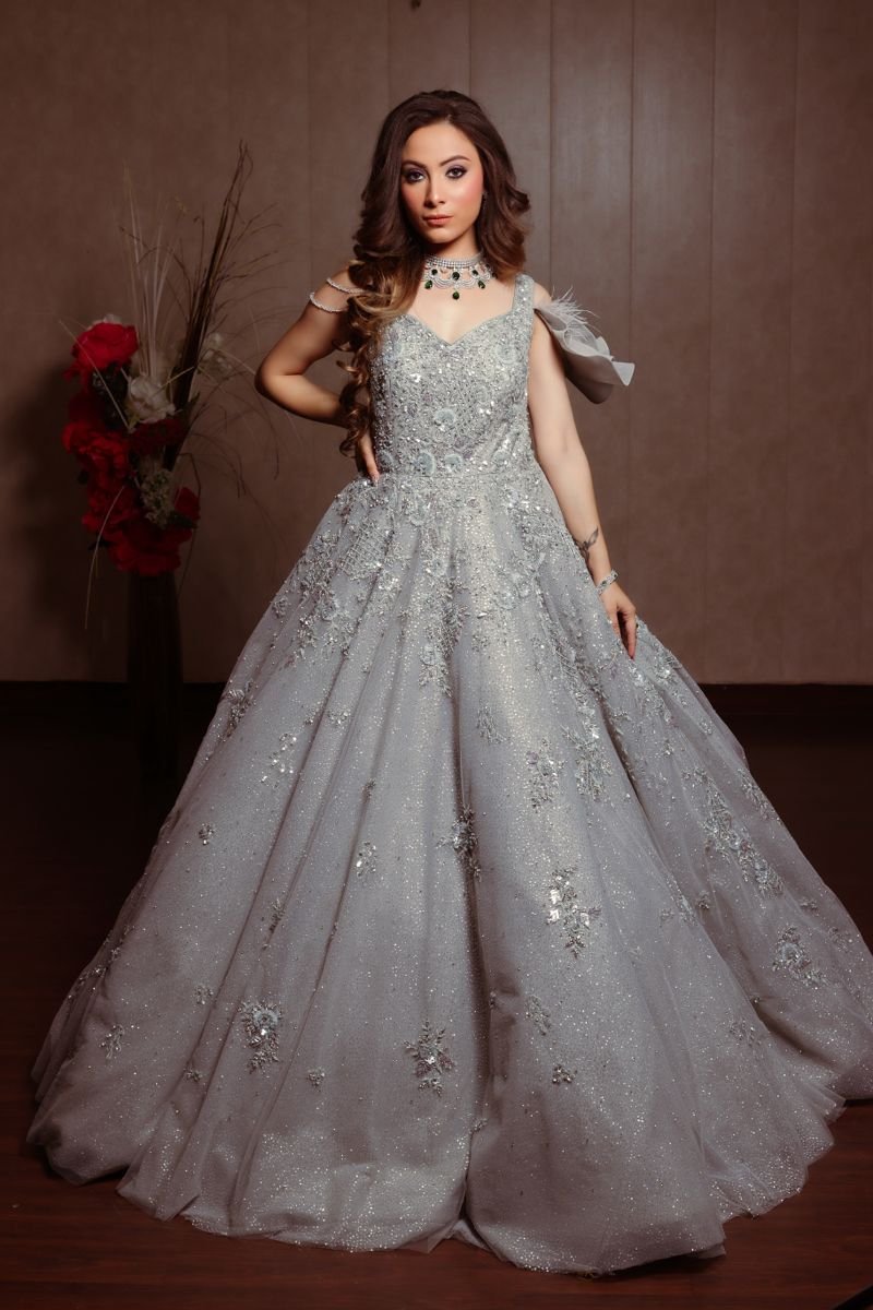 Gold Sequin Gown